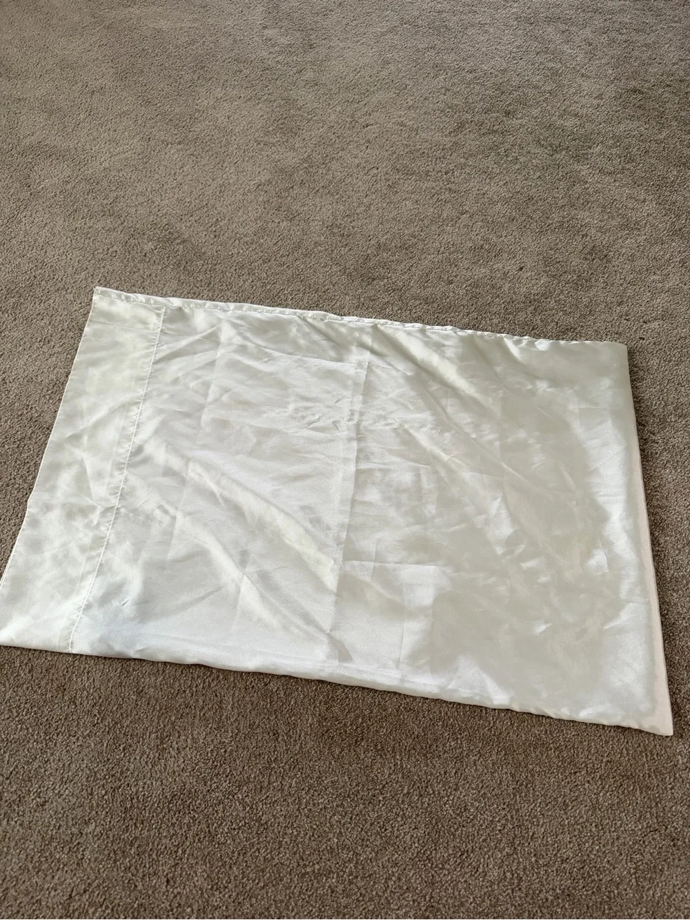 White Satin Pillow Sham